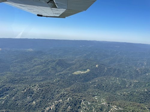 Over the Santa Cruz Mountains